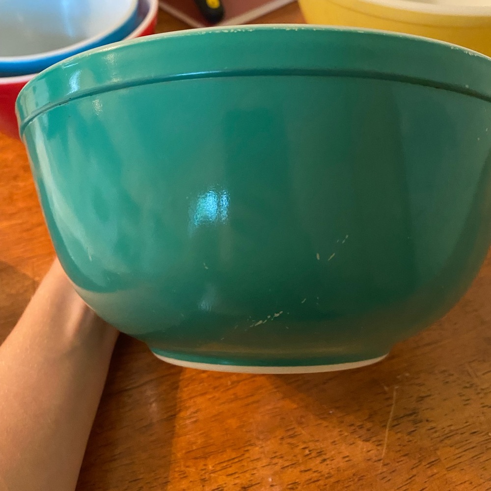 Pyrex Primary Color Nesting Bowls - Picture 4 of 9